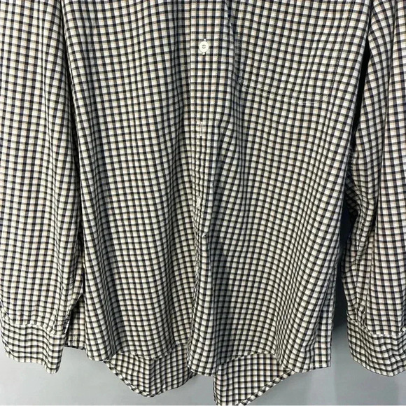 Mens Timberland Sz  Large Yellow,Tan,Black Plaid Long Sleeve Button Down Shirt - Picture 3 of 10